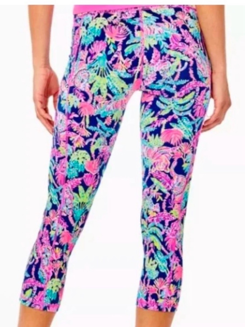 Lilly Pulitzer Luxletic Weekender High Rise Crop Leggings